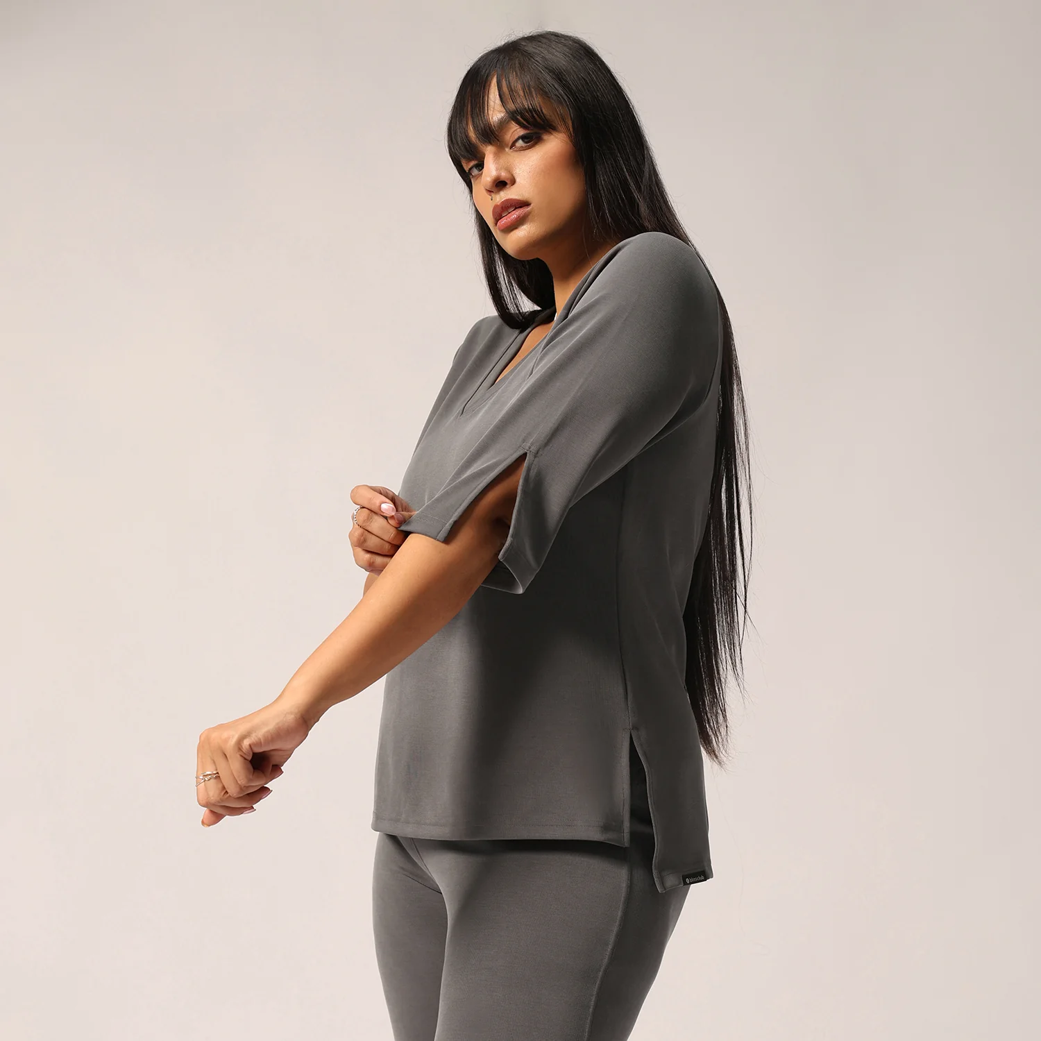 PetalRib™ Slit Sleeve Top - Image 55