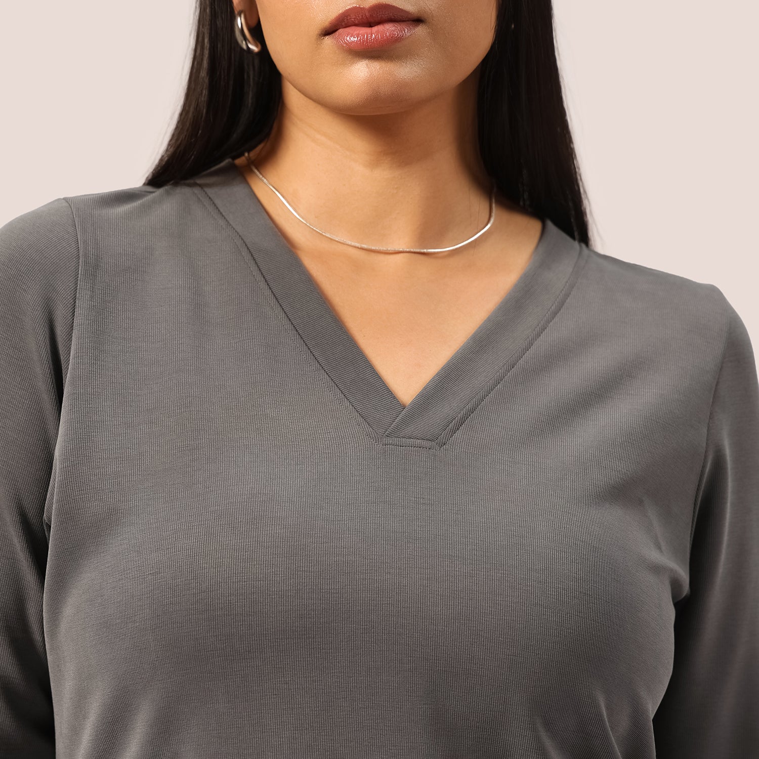 PetalRib™ Slit Sleeve Top - Image 58
