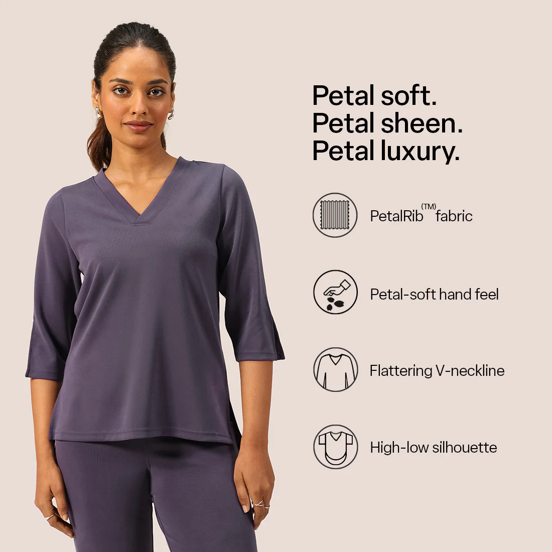 PetalRib™ Slit Sleeve Top - Image 6