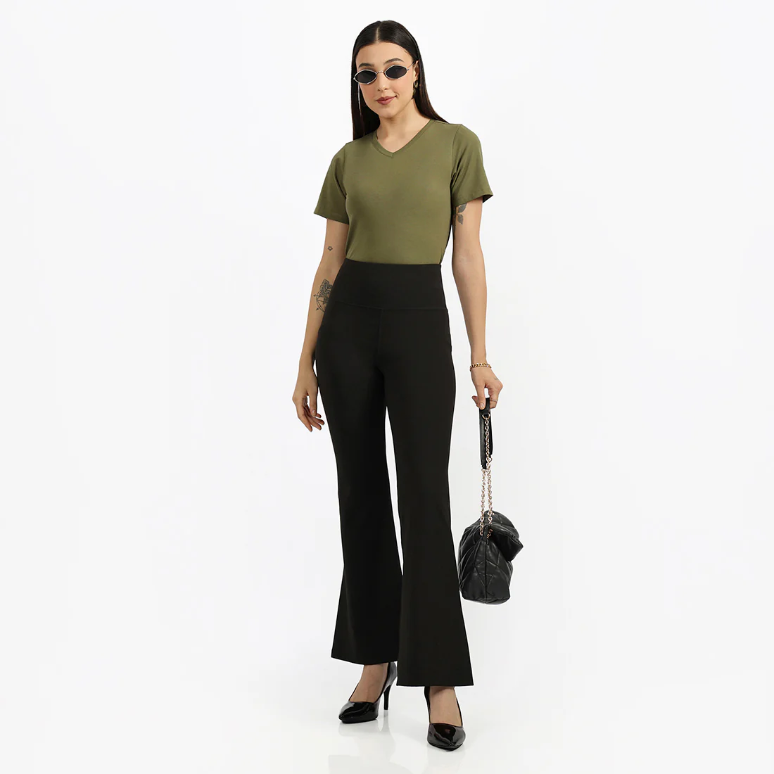 Last Tee - V Neck Half Sleeves - Image 100