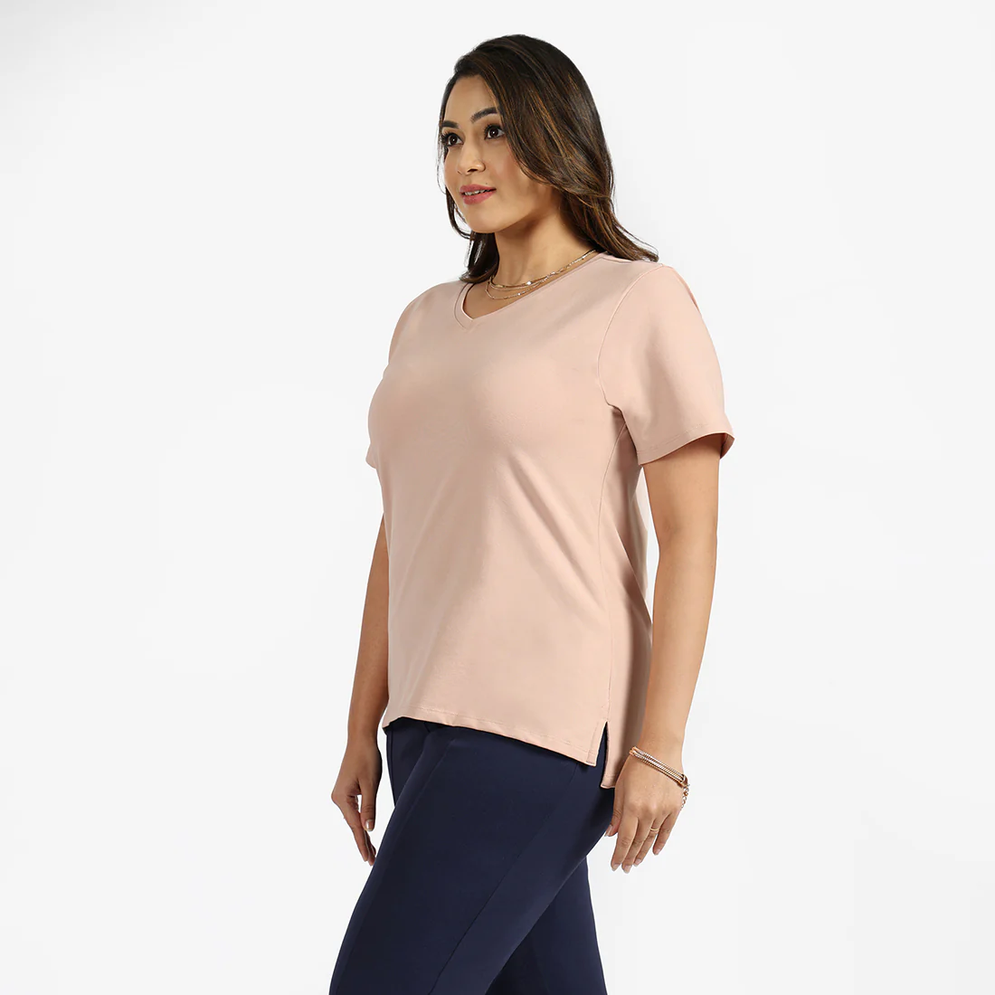 Last Tee - V Neck Half Sleeves - Image 113