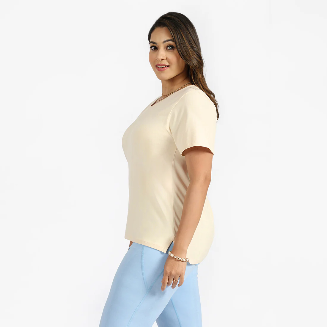 Last Tee - V Neck Half Sleeves - Image 119