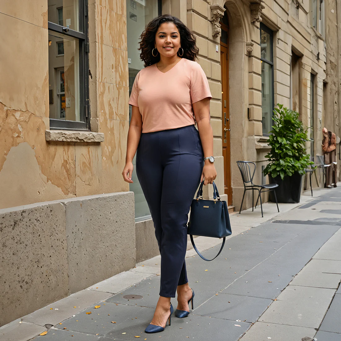 Last Tee - V Neck Half Sleeves - Image 129