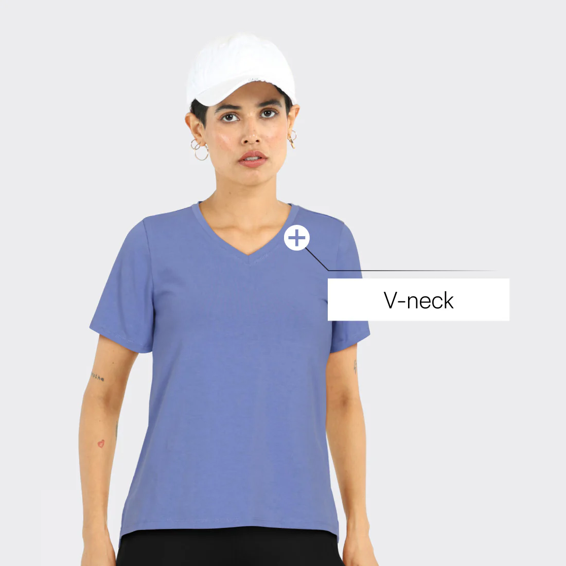 Last Tee - V Neck Half Sleeves - Image 18