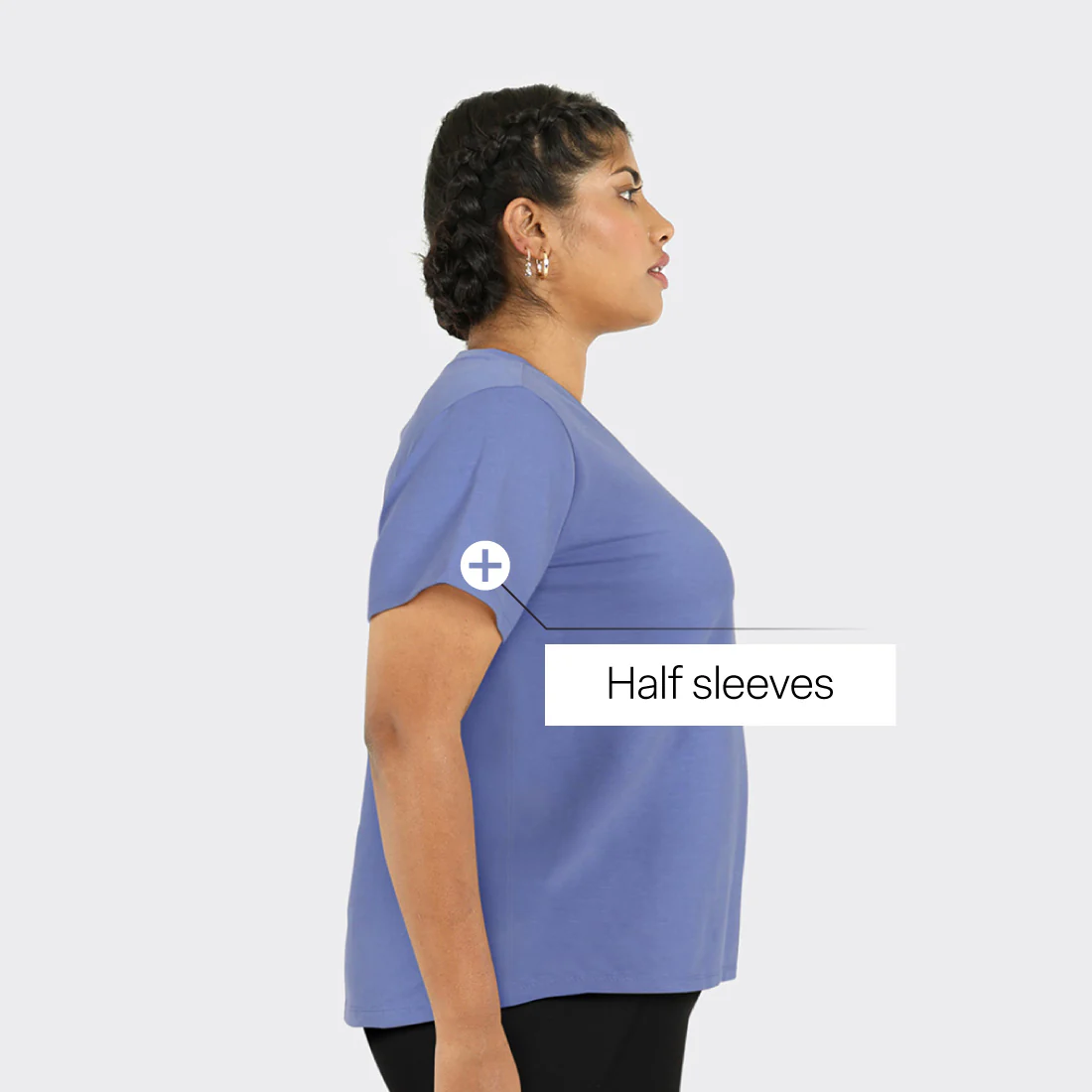 Last Tee - V Neck Half Sleeves - Image 21