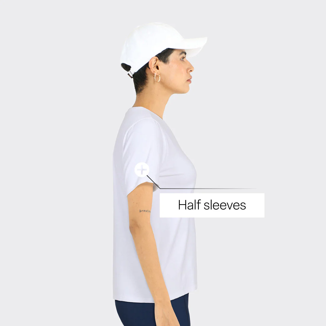 Last Tee - V Neck Half Sleeves - Image 26