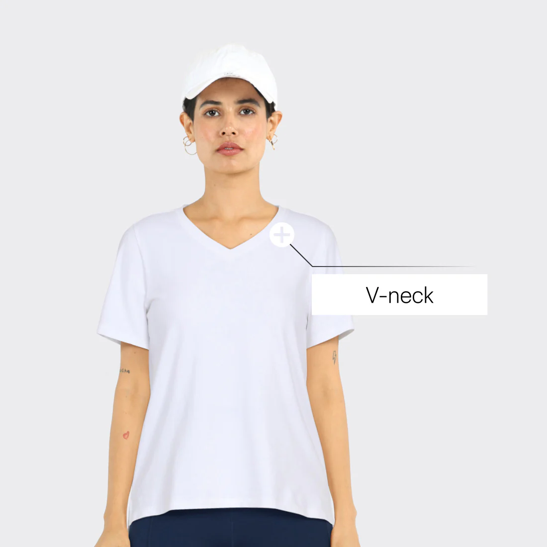 Last Tee - V Neck Half Sleeves - Image 29