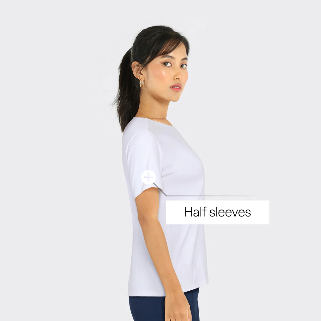 Last Tee - V Neck Half Sleeves - Image 32