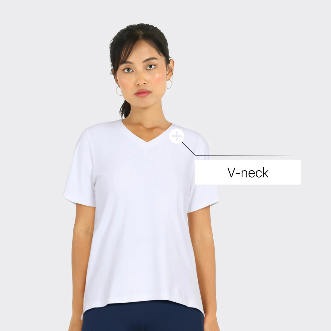 Last Tee - V Neck Half Sleeves - Image 33