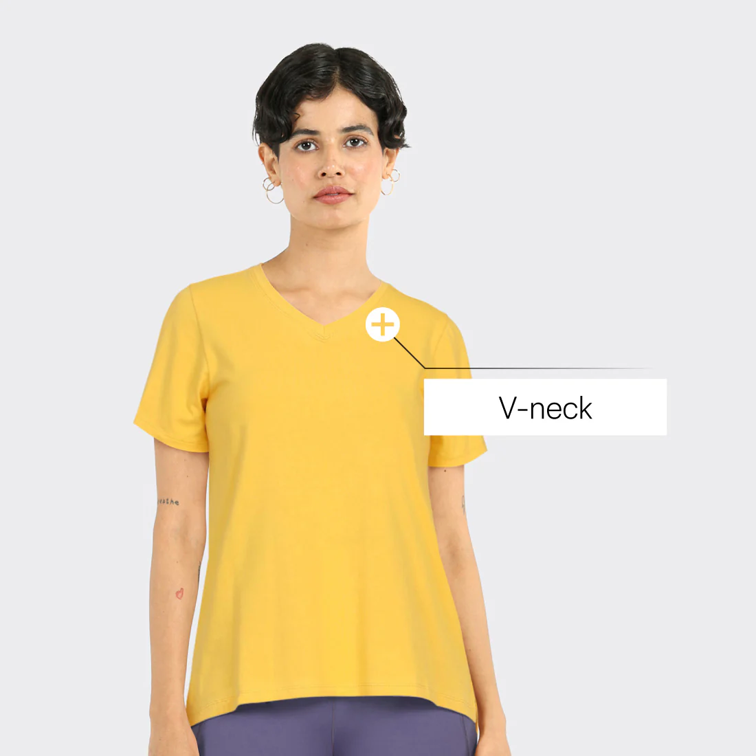 Last Tee - V Neck Half Sleeves - Image 36
