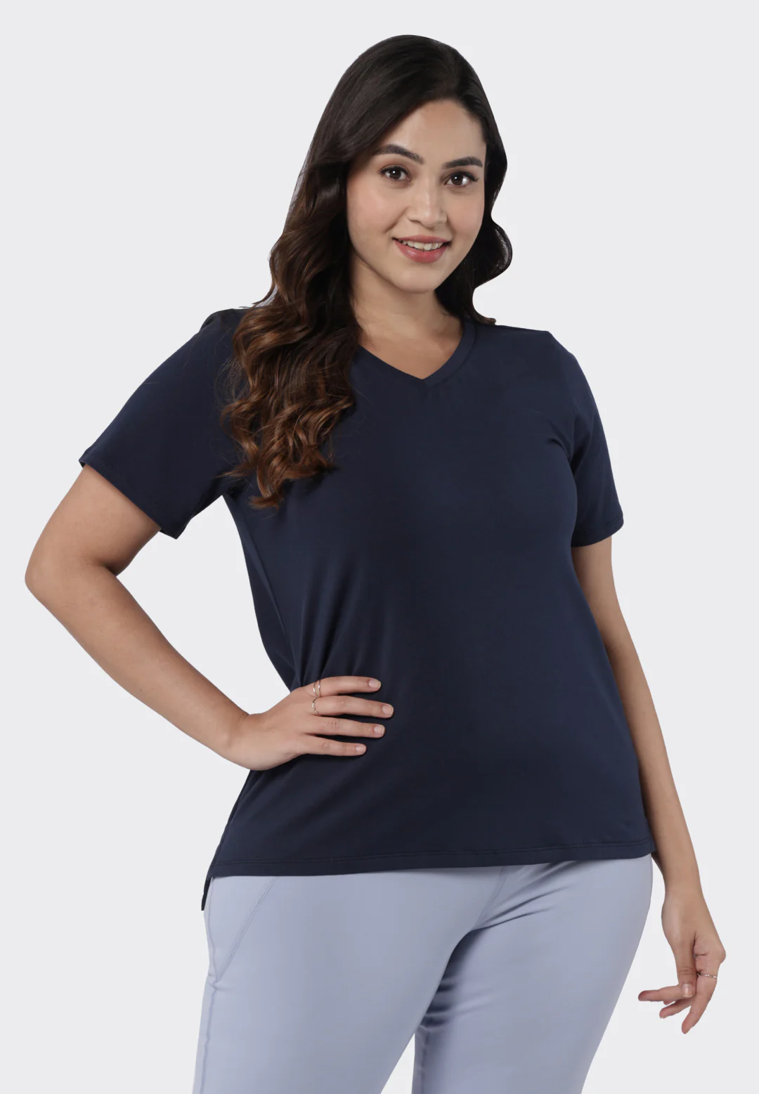 Last Tee - V Neck Half Sleeves - Image 53