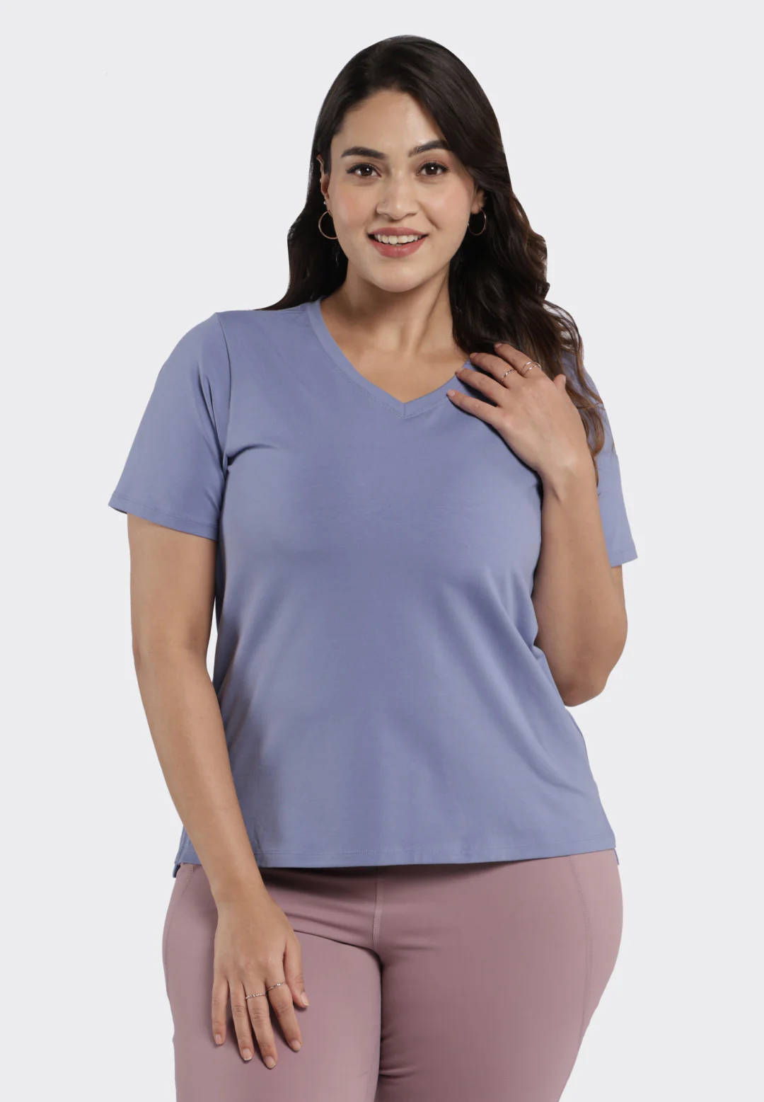 Last Tee - V Neck Half Sleeves - Image 54