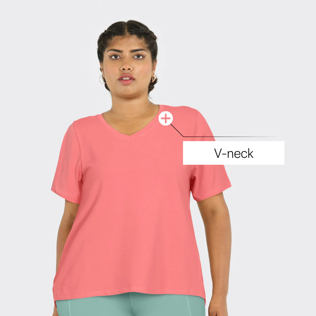 Last Tee - V Neck Half Sleeves - Image 6