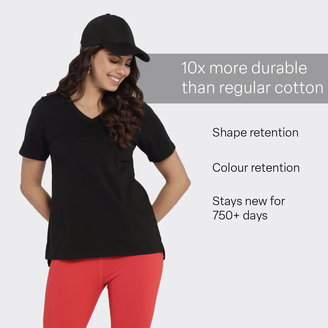 Last Tee - V Neck Half Sleeves - Image 71