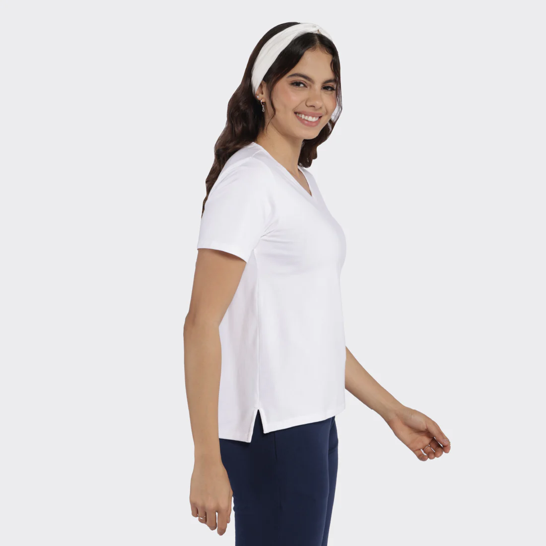 Last Tee - V Neck Half Sleeves - Image 76