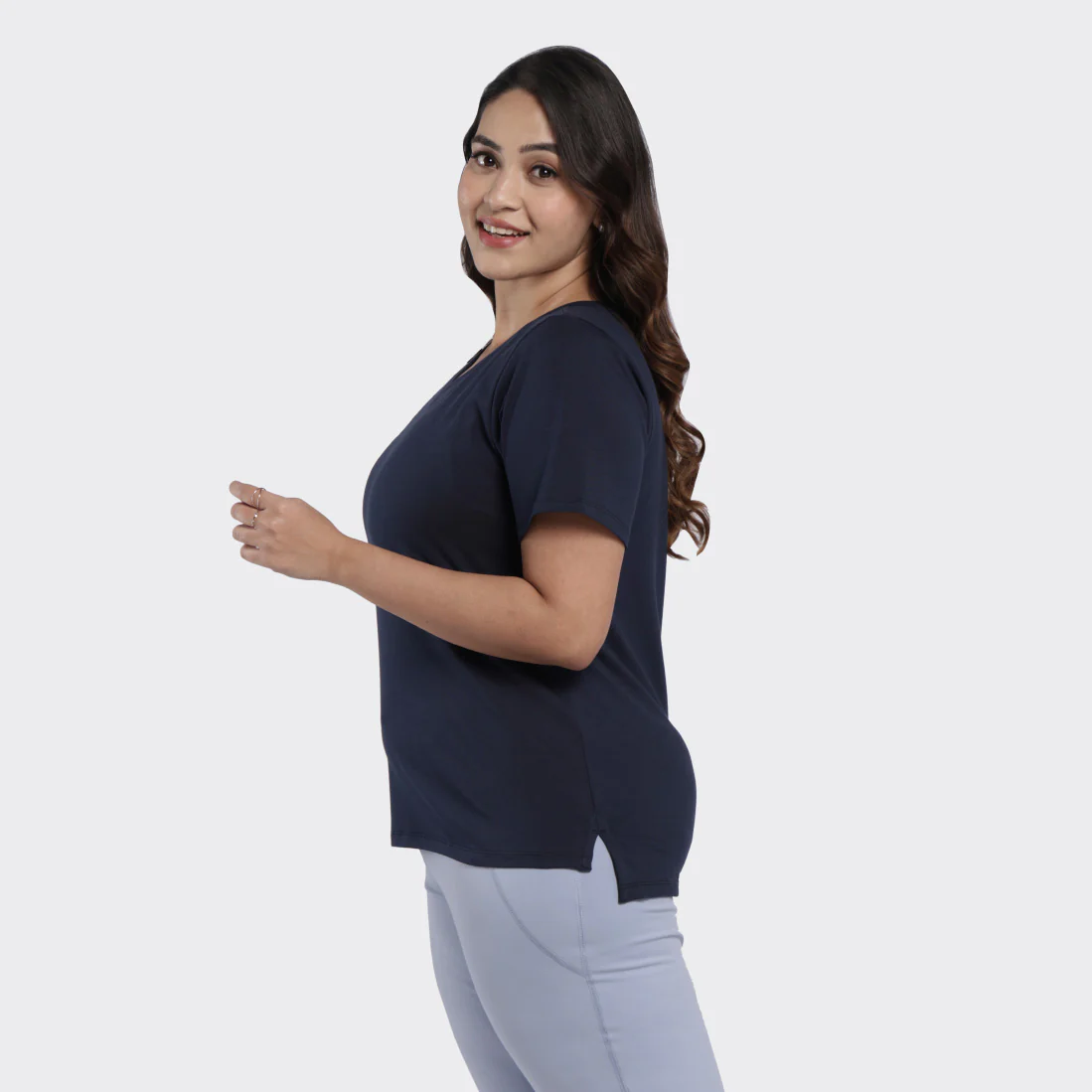 Last Tee - V Neck Half Sleeves - Image 77