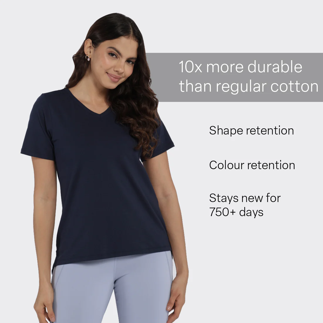 Last Tee - V Neck Half Sleeves - Image 81