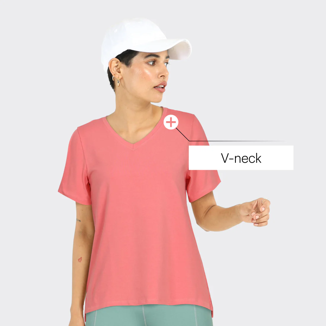 Last Tee - V Neck Half Sleeves - Image 9