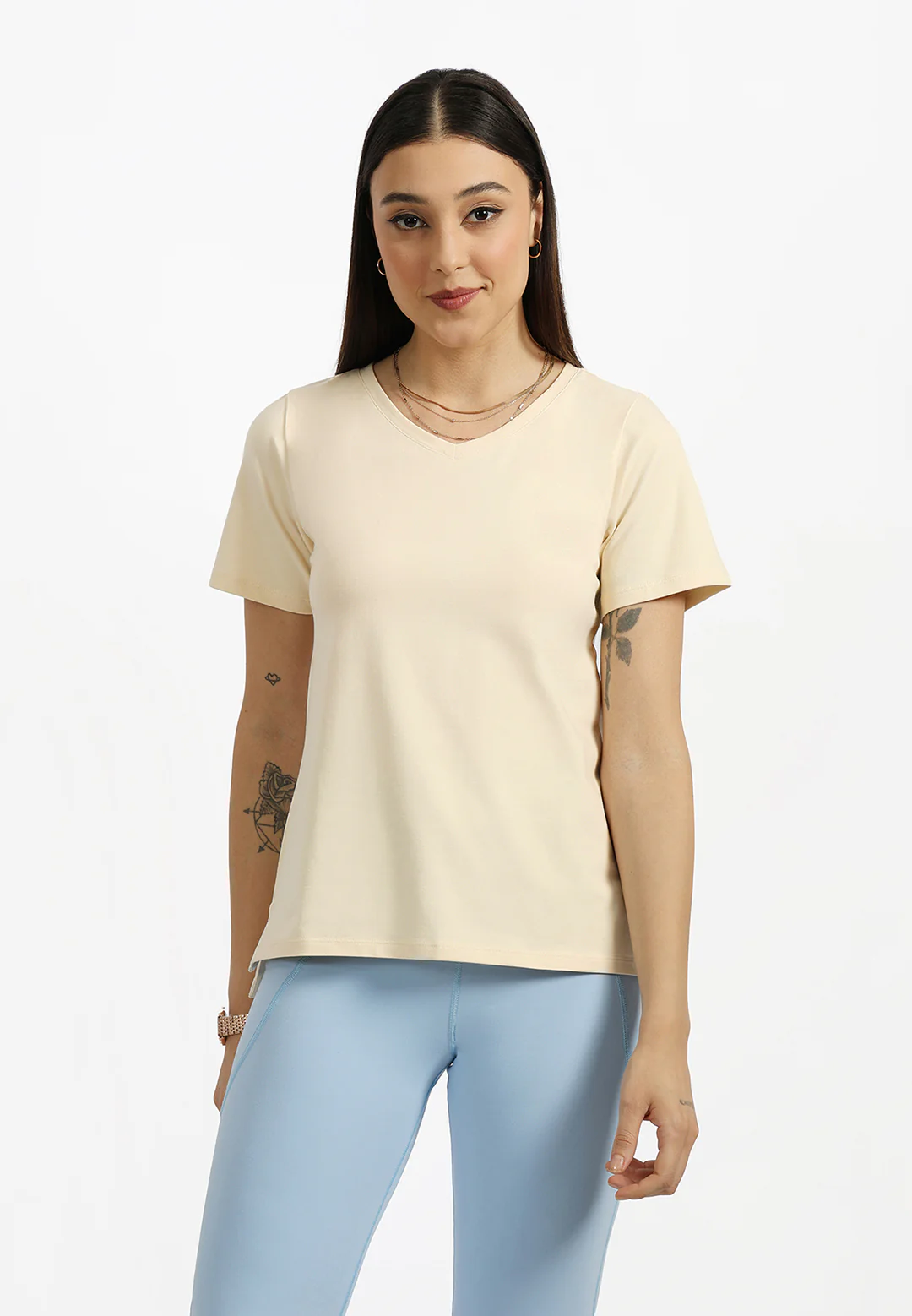 Last Tee - V Neck Half Sleeves - Image 98