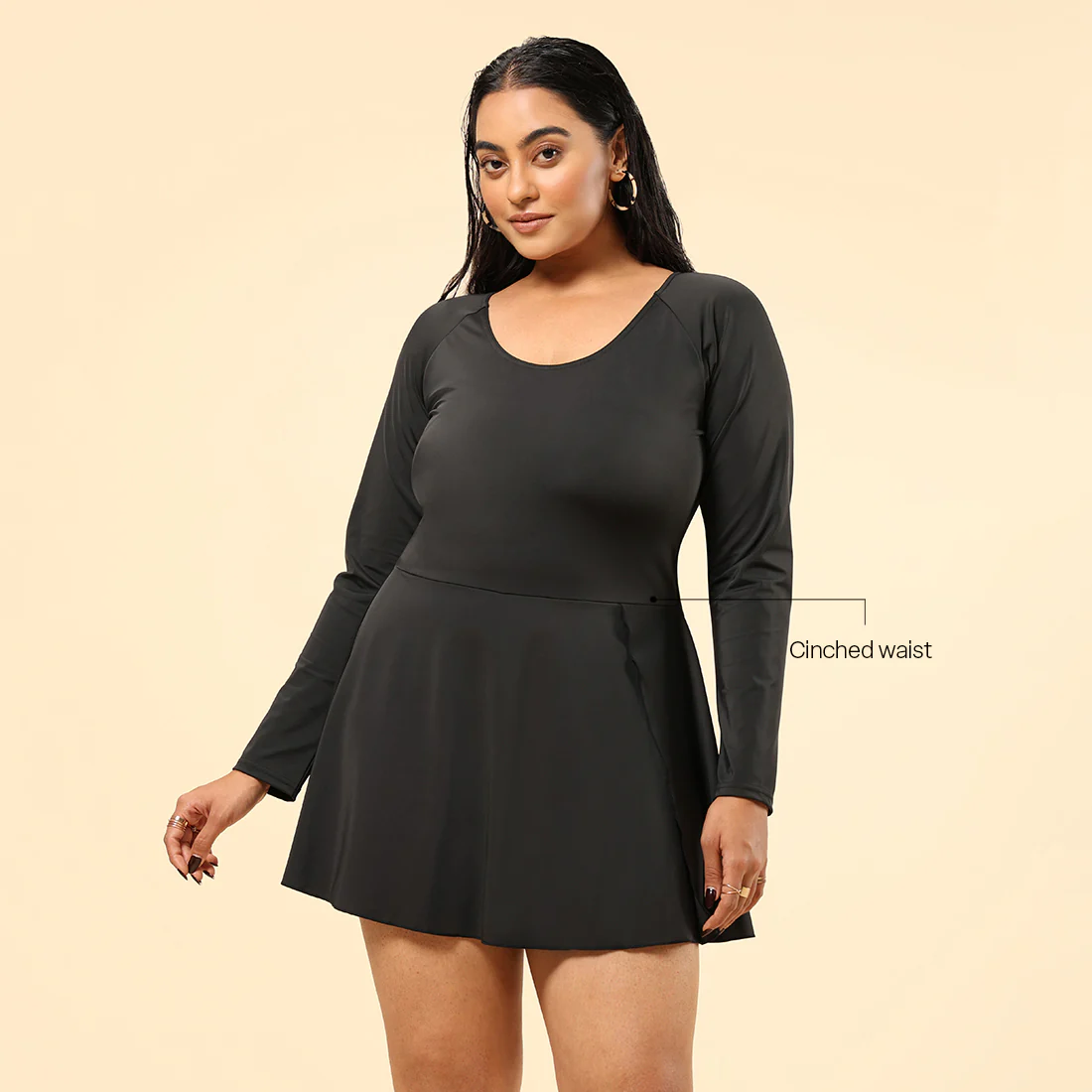 Bliss Swim Full Sleeve Dress - Image 44