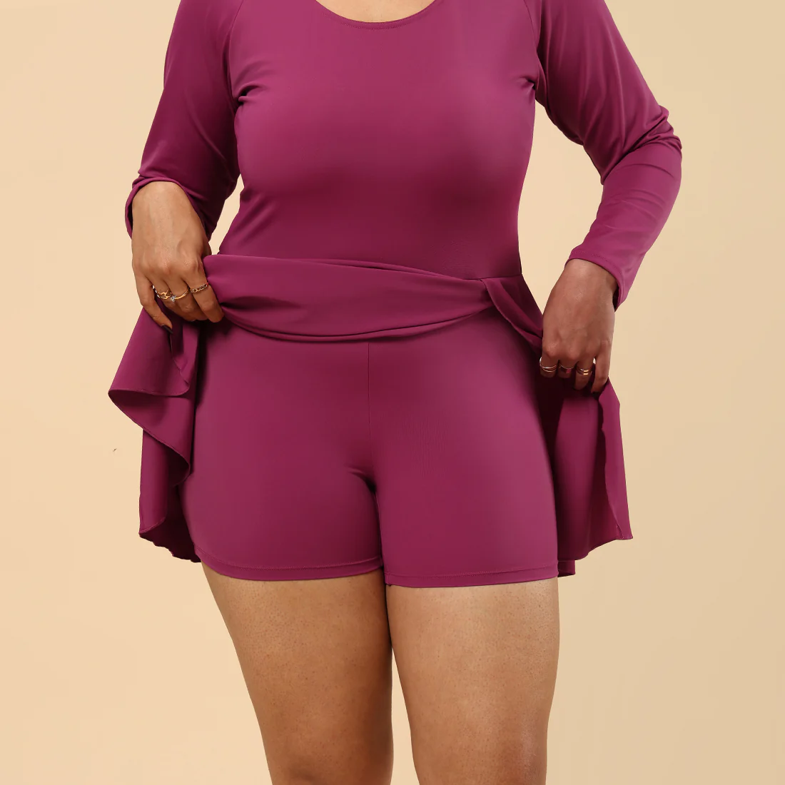 Bliss Swim Full Sleeve Dress - Image 58
