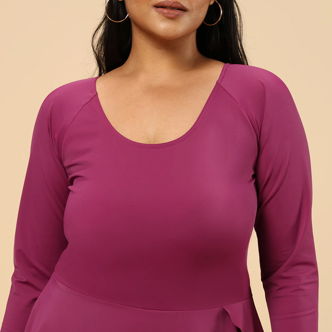 Bliss Swim Full Sleeve Dress - Image 61
