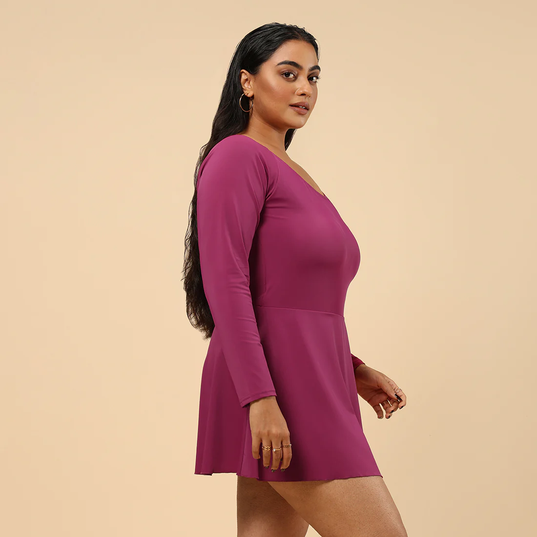 Bliss Swim Full Sleeve Dress - Image 62