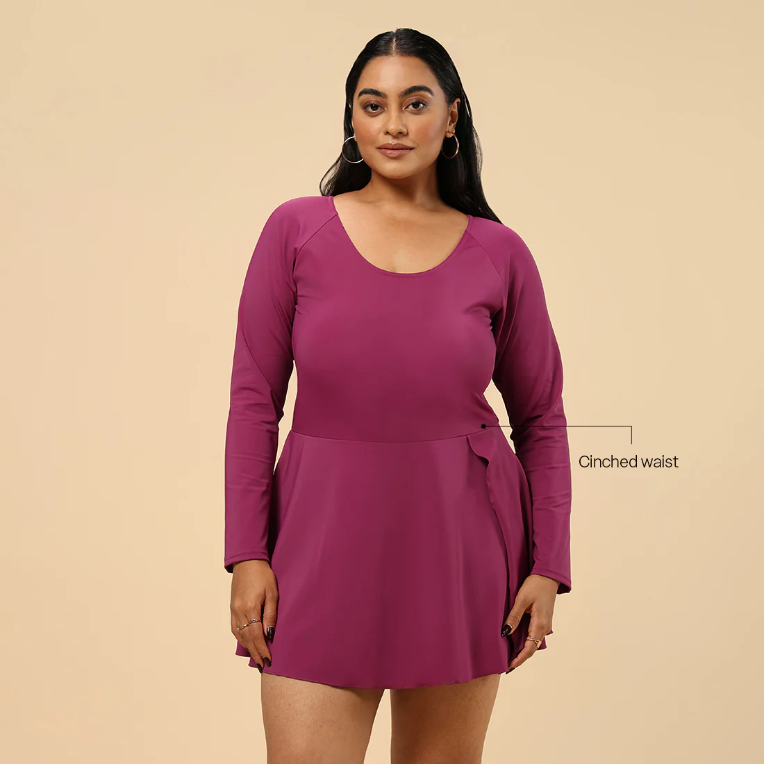 Bliss Swim Full Sleeve Dress - Image 63