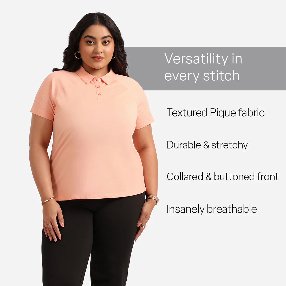 The Classic Pique Buttoned Polo - Image 24