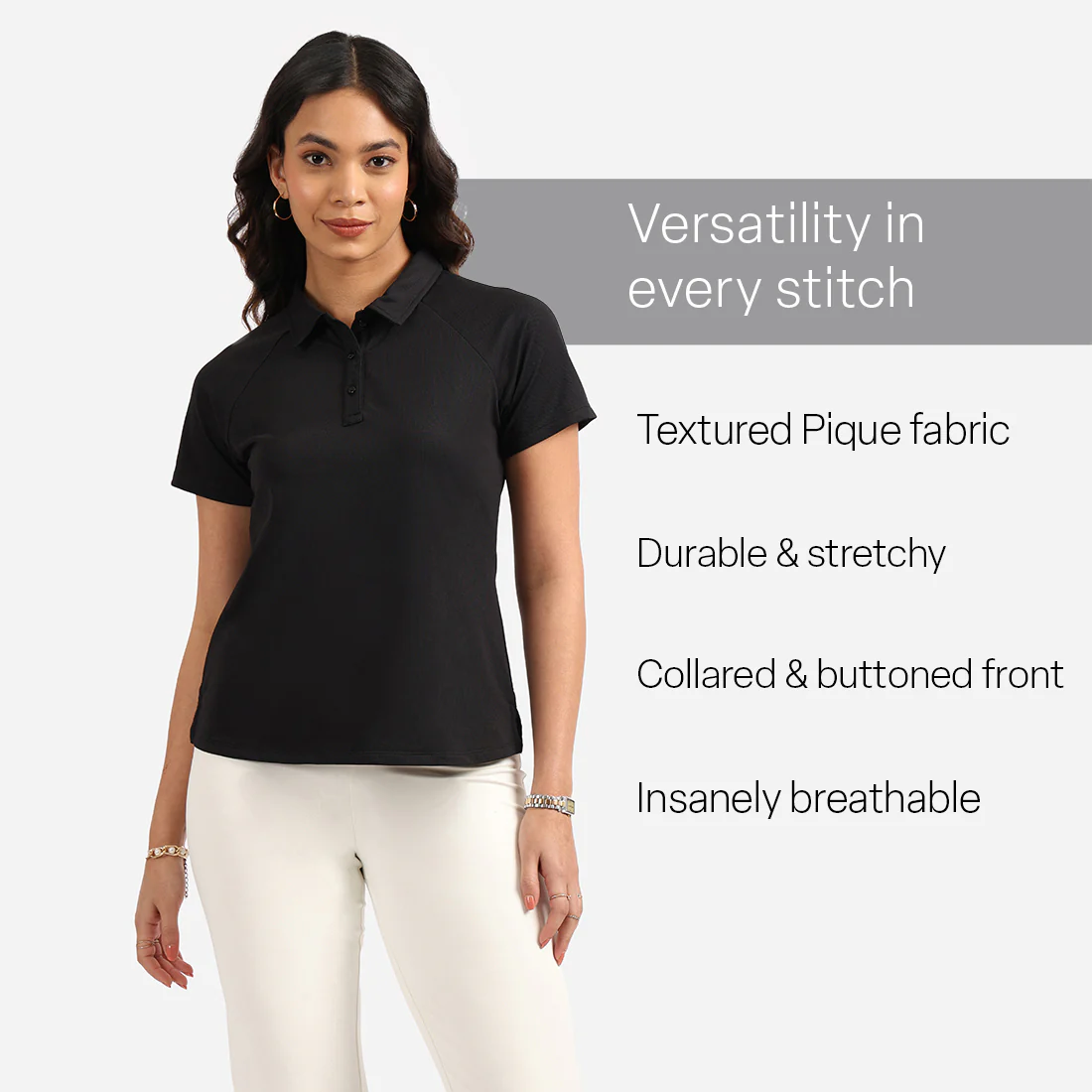 The Classic Pique Buttoned Polo - Image 9