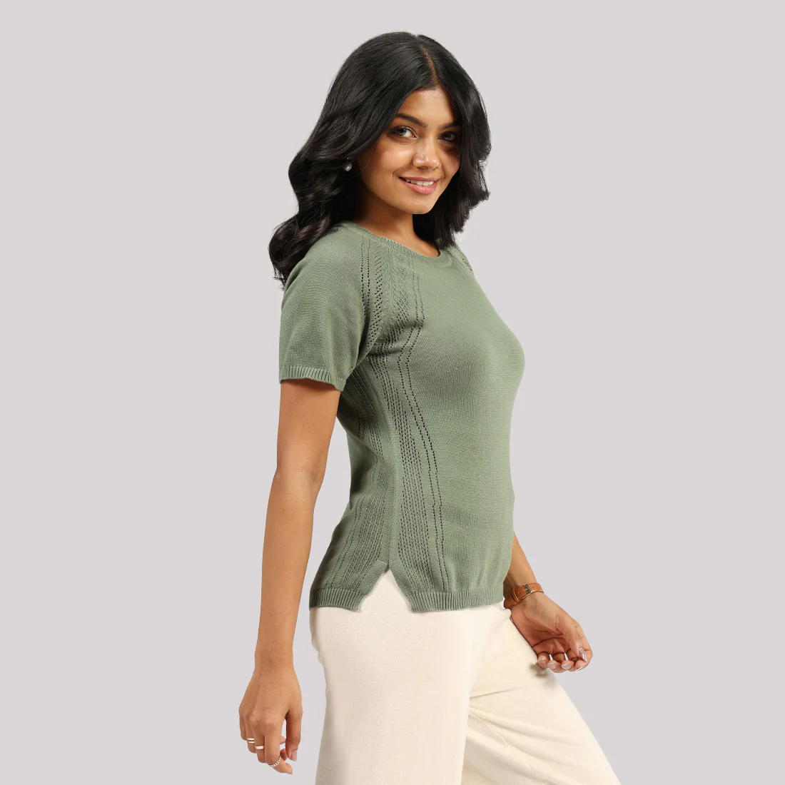 The Move All Day Pointelle Top - Image 143