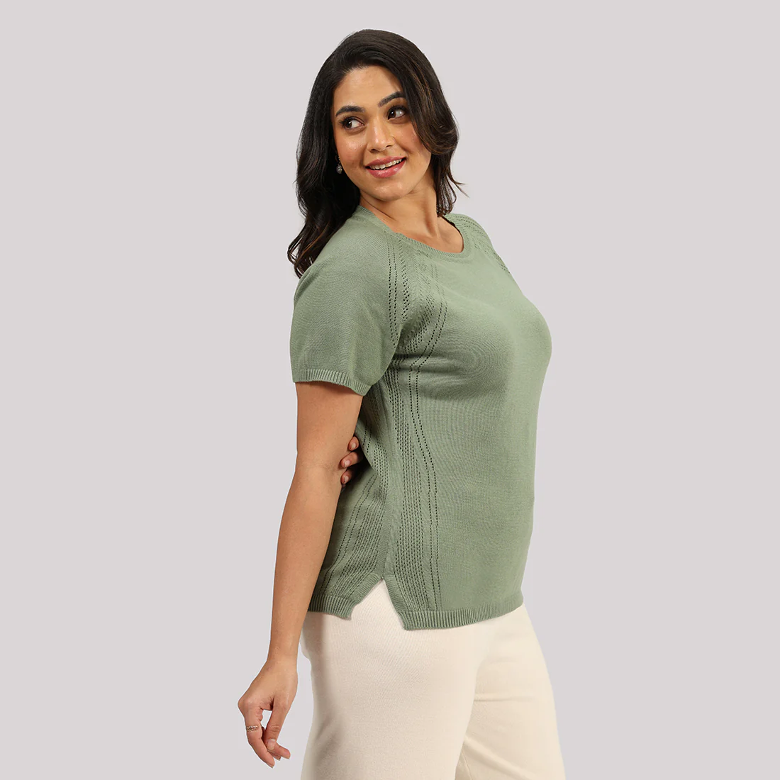 The Move All Day Pointelle Top - Image 146