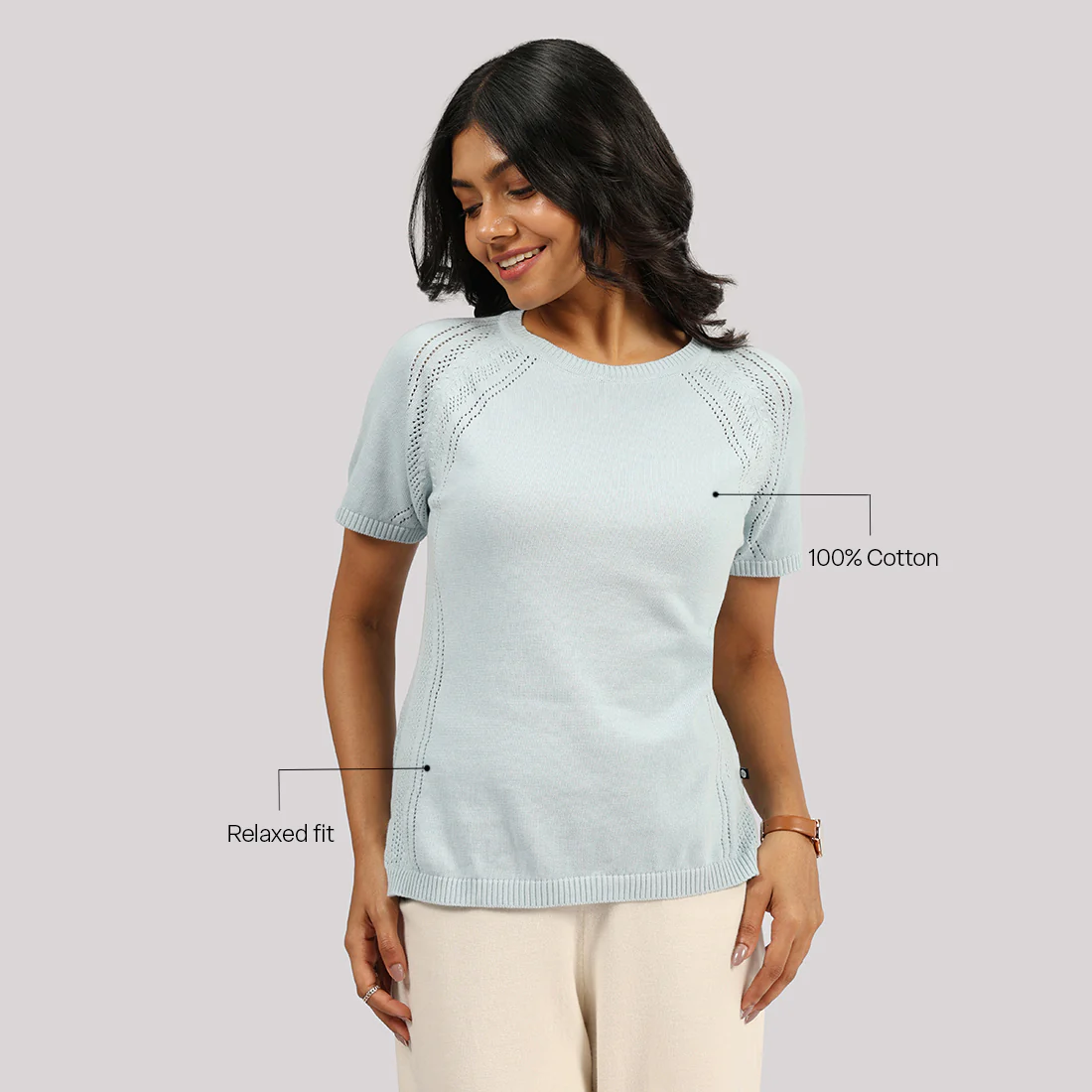 The Move All Day Pointelle Top - Image 154