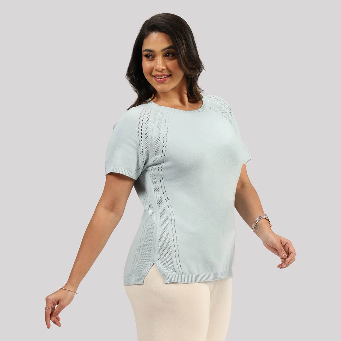 The Move All Day Pointelle Top - Image 158