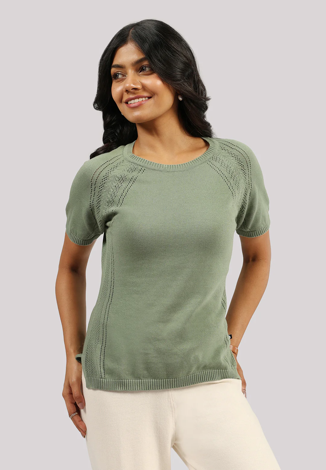 The Move All Day Pointelle Top - Image 164
