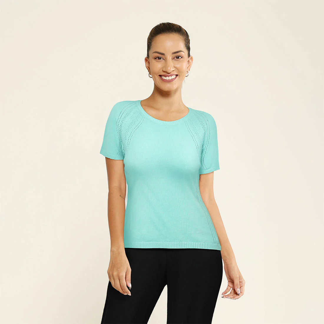 The Move All Day Pointelle Top - Image 3