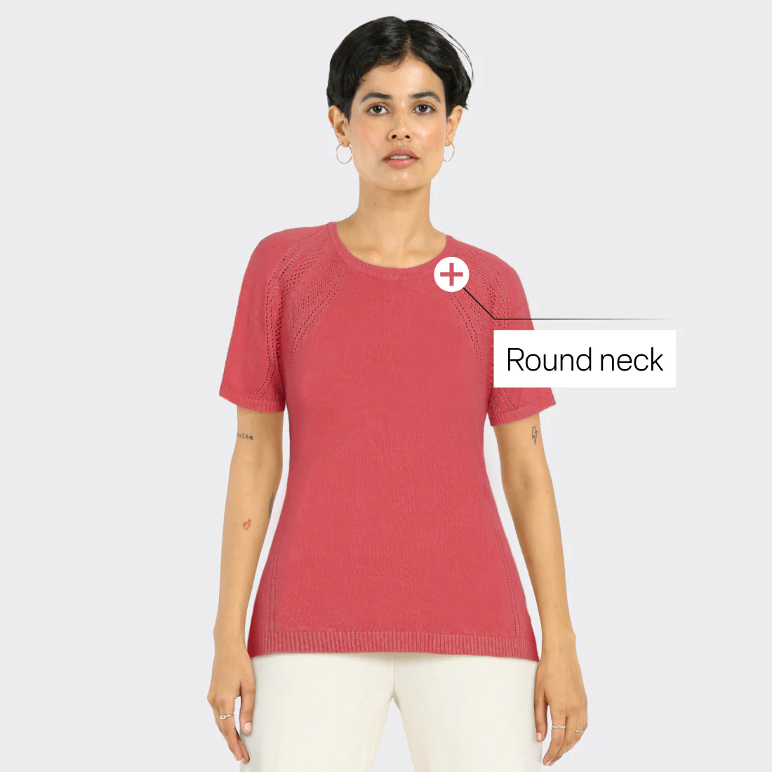 The Move All Day Pointelle Top - Image 86