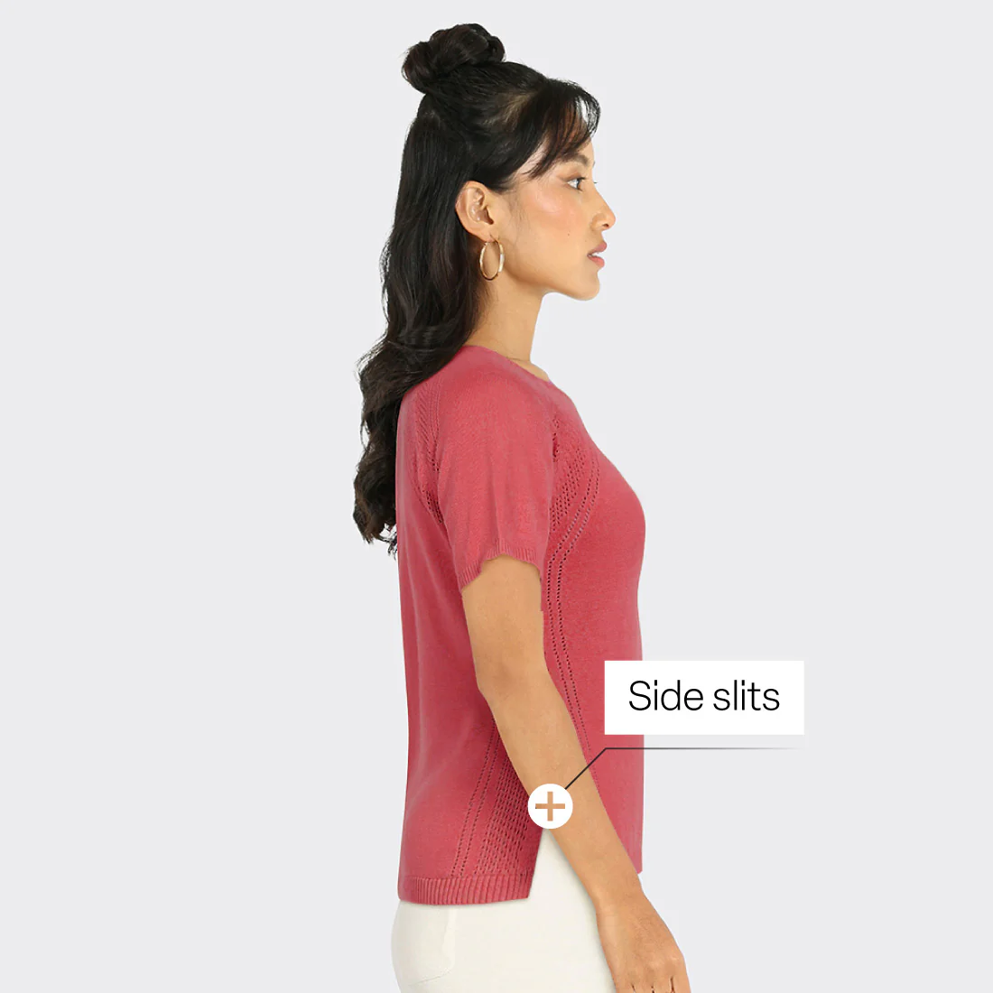 The Move All Day Pointelle Top - Image 87