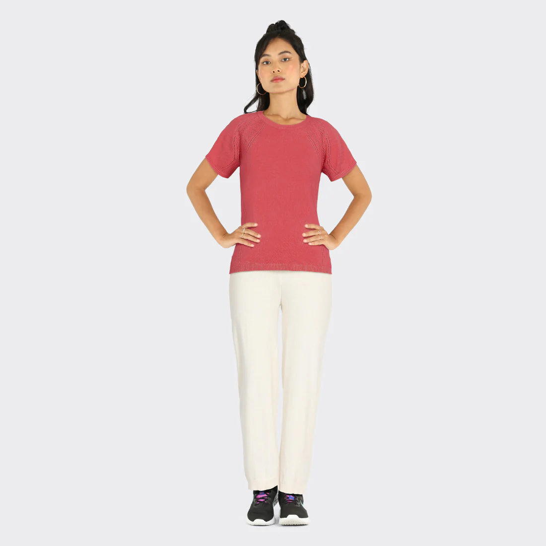 The Move All Day Pointelle Top - Image 89