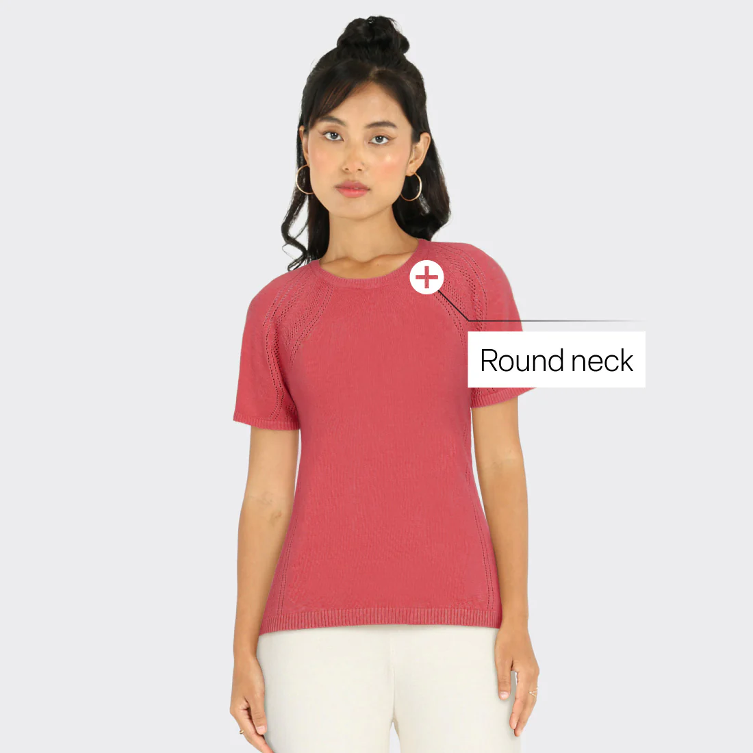 The Move All Day Pointelle Top - Image 91