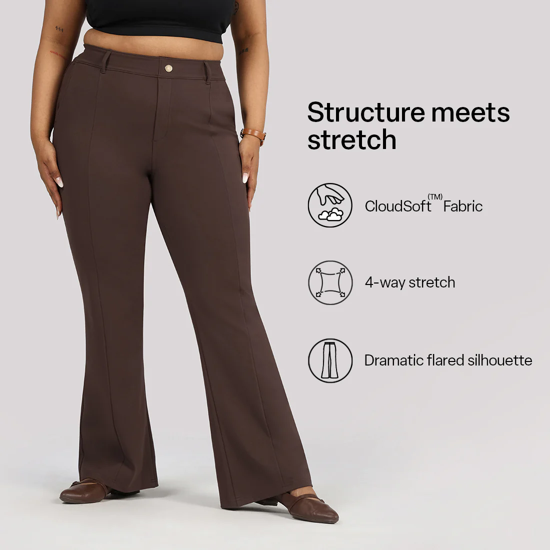 Ultimate Flared Trousers - Image 67