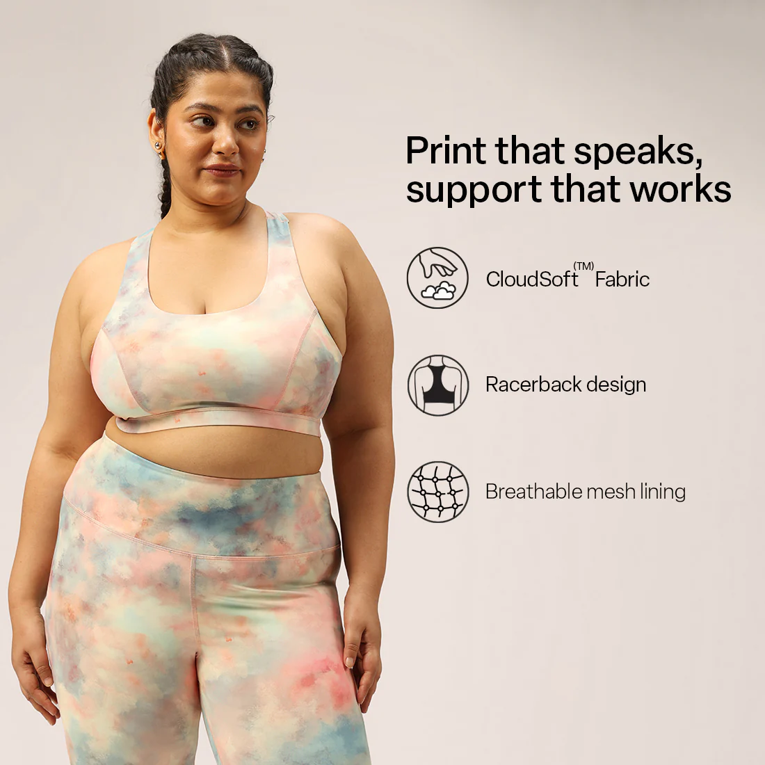 Ultimate Printed Comfort Sports Bra - Image 16