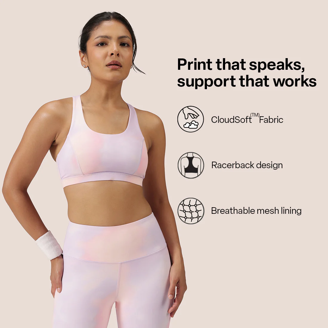 Ultimate Printed Comfort Sports Bra - Image 24