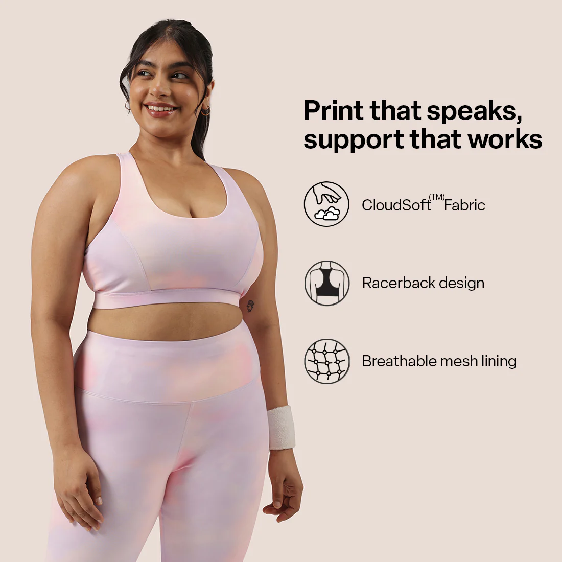Ultimate Printed Comfort Sports Bra - Image 38