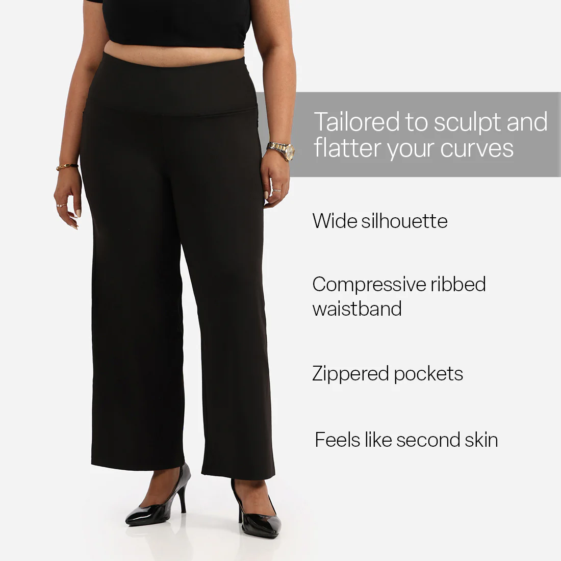 Ultimate Sculpt Wide-Legged Pants - Image 11