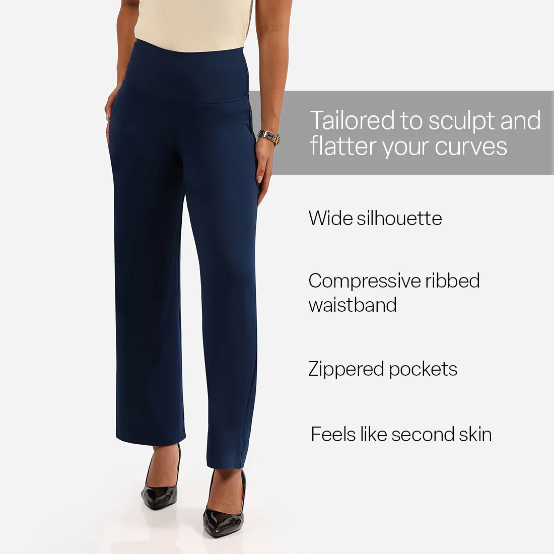 Ultimate Sculpt Wide-Legged Pants - Image 19