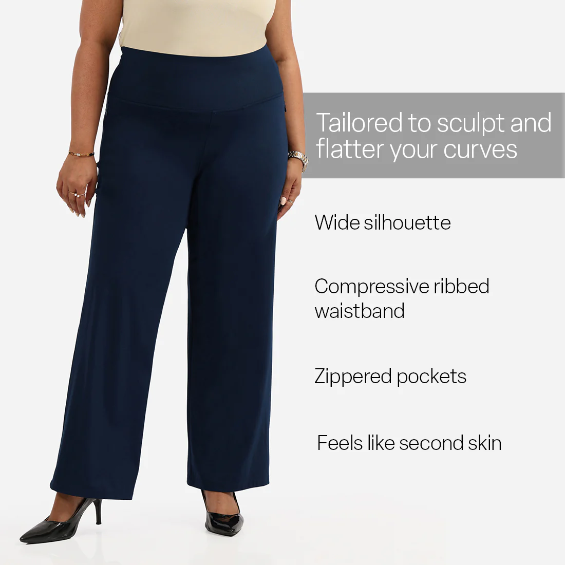 Ultimate Sculpt Wide-Legged Pants - Image 23