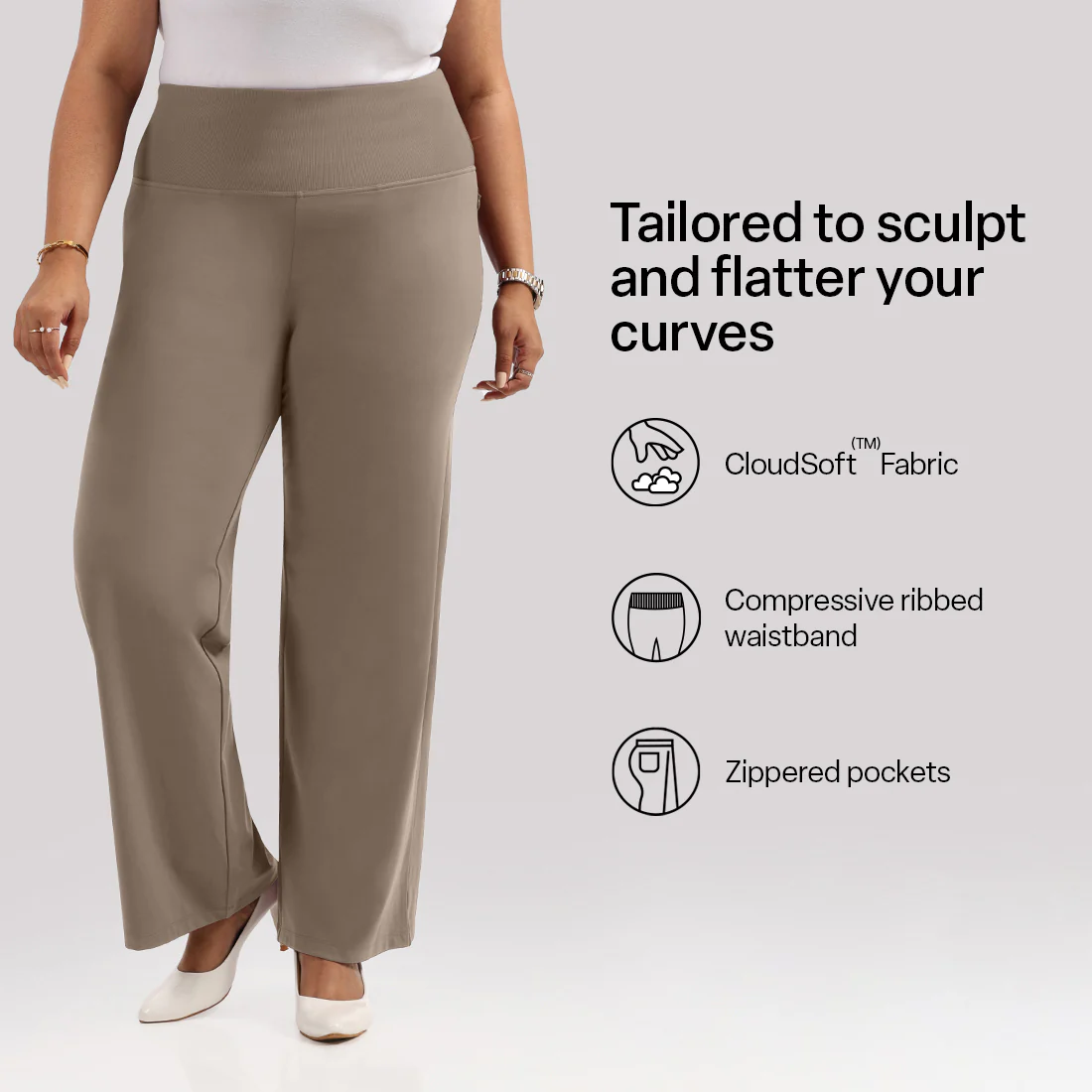 Ultimate Sculpt Wide-Legged Pants - Image 53