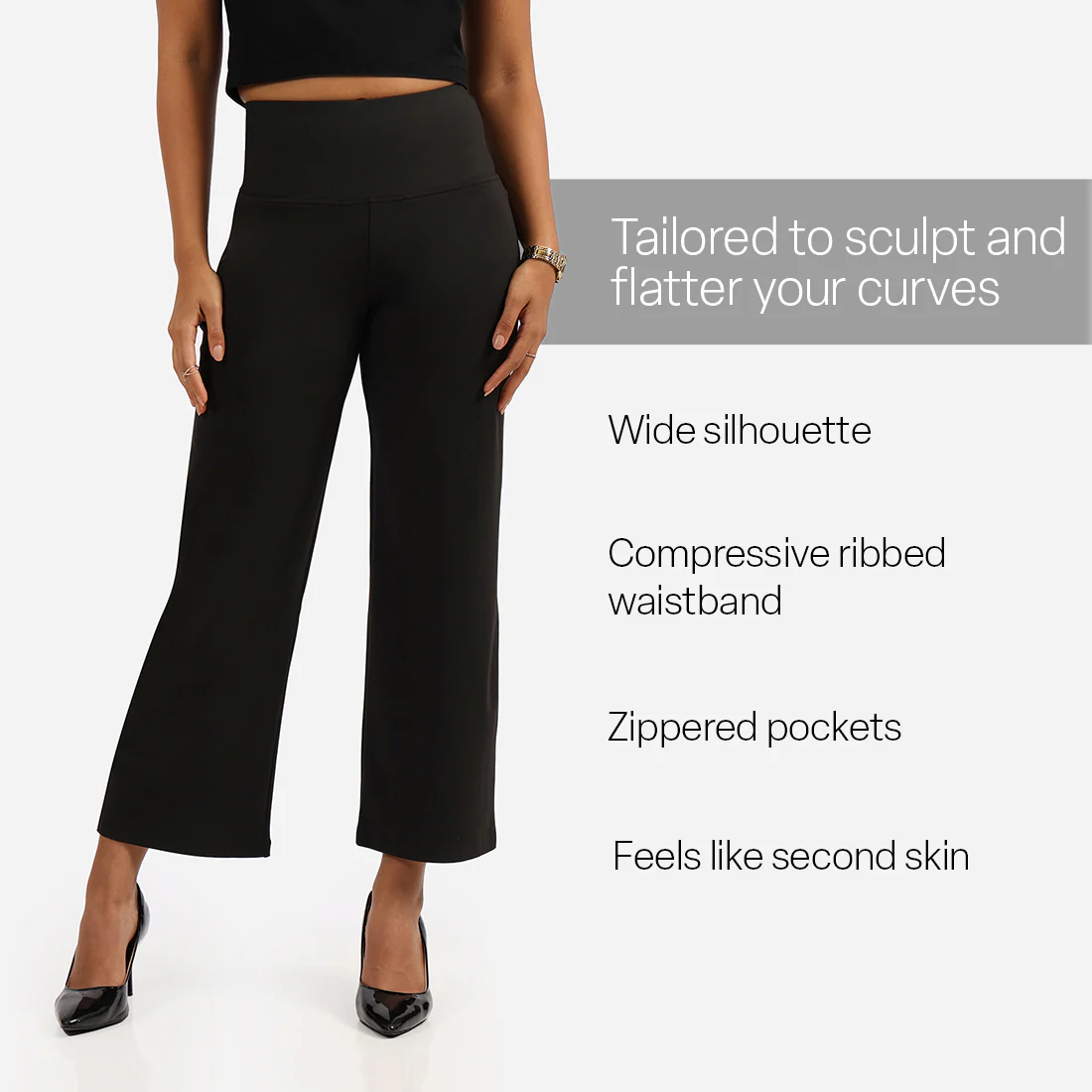 Ultimate Sculpt Wide-Legged Pants - Image 6