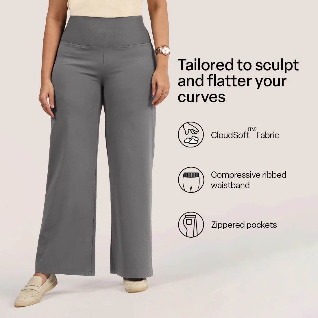Ultimate Sculpt Wide-Legged Pants - Image 89